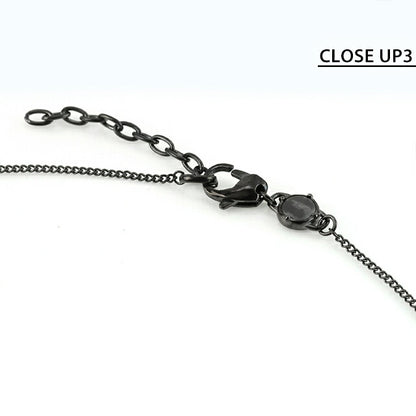 ディーゼル ネックレス メンズ レディース ブランド DIESEL ペンダント ロゴ ガンメタル アクセサリー DX1362060