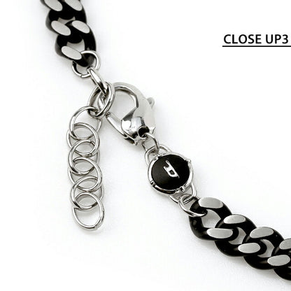 ディーゼル ネックレス DIESEL ステンレススチール メンズ レディース DX1385040 ブラック シルバー アクセサリー 記念品 プレゼント ギフト DX1385040