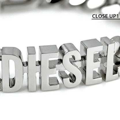 ディーゼル ブレスレット メンズ レディース ブランド ステンレススチール DX1389040 シルバー アクセサリー DX1389040