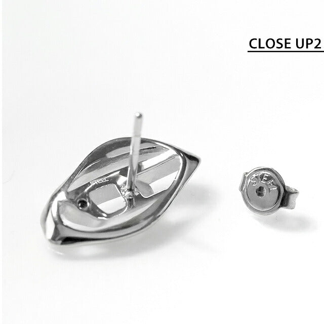 ディーゼル ピアス メンズ レディース ブランド DIESEL ロゴ スタッド