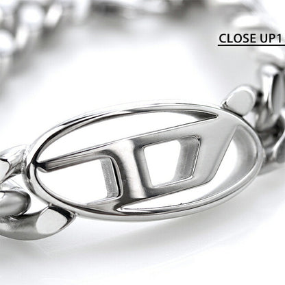 ディーゼル ブレスレット メンズ ブランド ステンレススチール DX1432040 シルバー アクセサリー DX1432040