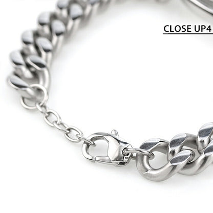 ディーゼル ブレスレット メンズ ブランド ステンレススチール DX1432040 シルバー アクセサリー DX1432040