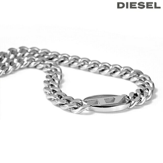 ディーゼル ネックレス メンズ レディース ブランド ステンレススチール DX1433040 シルバー アクセサリー DX1433040