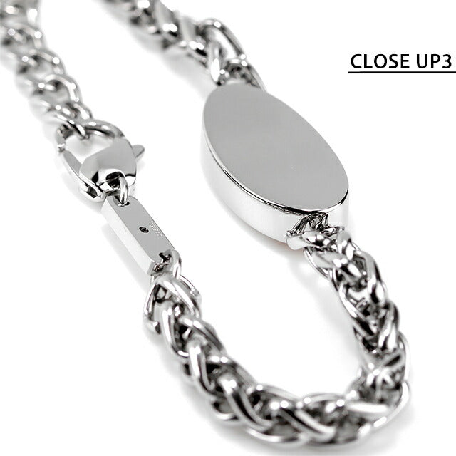 ディーゼル ブレスレット メンズ レディース ブランド ステンレススチール DX1445040 シルバー レッド アクセサリー DX1445040