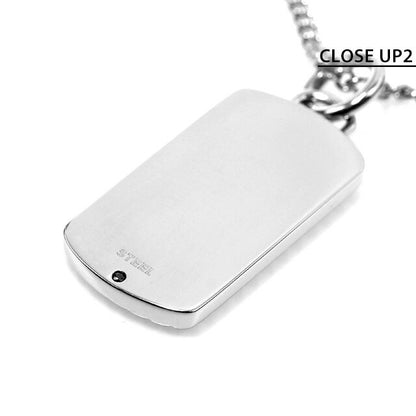 ディーゼル ネックレス メンズ レディース ブランド ステンレススチール ドッグタグ DX1455040 シルバー アクセサリー DX1455040