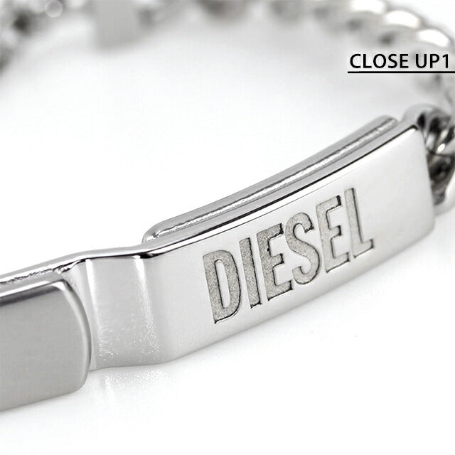 DIESEL DX1457931 シルバー/ゴールド チェーンブレスレットコンビ DIESEL ディーゼル ブレスレット メンズブレスレット メンズ