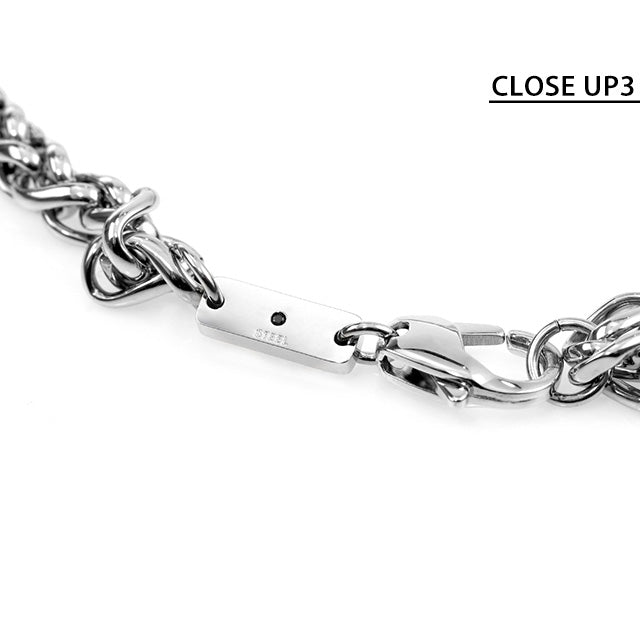 ディーゼル ネックレス メンズ レディース ブランド ステンレススチール DX1470040 シルバー ブラック アクセサリー DX1470040