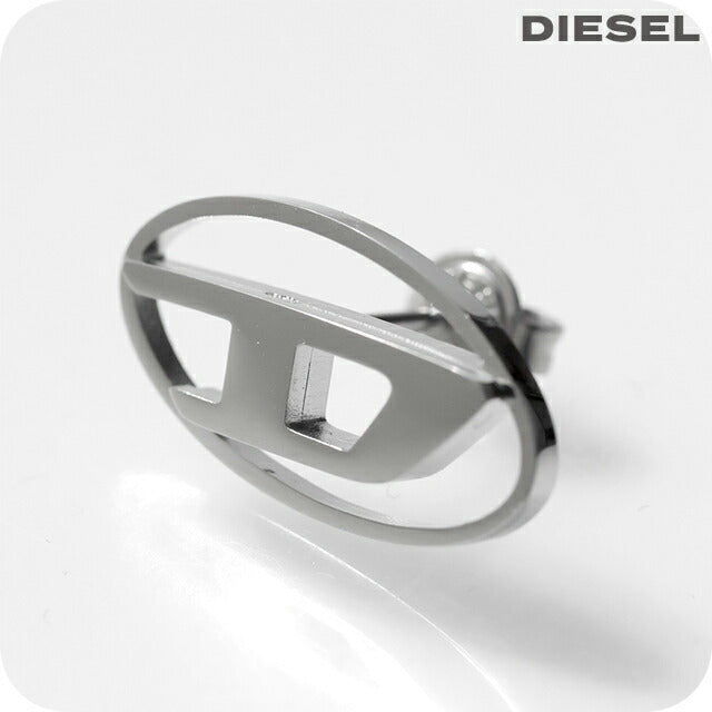 ディーゼル ピアス メンズ ブランド DIESEL ロゴ スタッド 片耳用 DX1502040 シルバー アクセサリー DX1502040