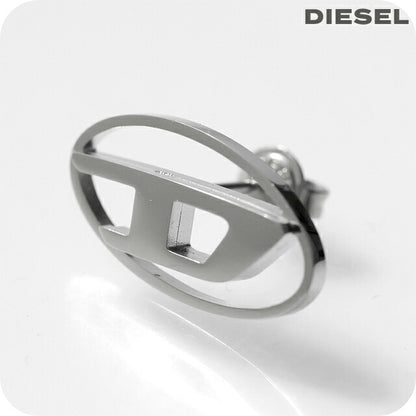 ディーゼル ピアス メンズ ブランド DIESEL ロゴ スタッド 片耳用 DX1502040 シルバー アクセサリー DX1502040