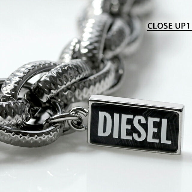 DIESEL ディーゼル ブレスレット シルバー DX1514040 ディーゼル ブレスレット メンズ レディース ブランド チェーン
