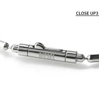 ディーゼル ネックレス メンズ ブランド DIESEL ペンダント ドッグタグ DX1553040 ブラック アクセサリー DX1553040