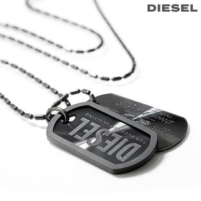 ディーゼル ネックレス メンズ ブランド DIESEL ペンダント ドッグタグ DX1554001 アクセサリー DX1554001