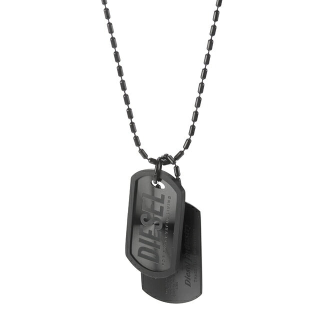 ディーゼル ネックレス メンズ ブランド DIESEL ペンダント ドッグタグ DX1554001 アクセサリー DX1554001