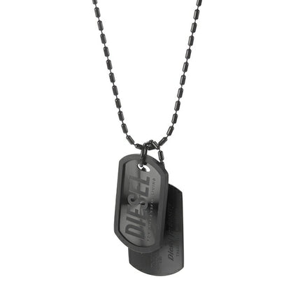 ディーゼル ネックレス メンズ ブランド DIESEL ペンダント ドッグタグ DX1554001 アクセサリー DX1554001