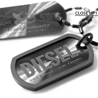 ディーゼル ネックレス メンズ ブランド DIESEL ペンダント ドッグタグ DX1554001 アクセサリー DX1554001