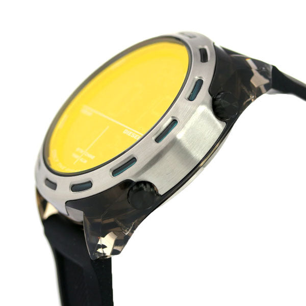 ディーゼルクラッシャーデジタル-DZ1893ブラックワンサイズ　diesel Amazon.com: Diesel Men's 46mm Crusher Lightweight Nylon and