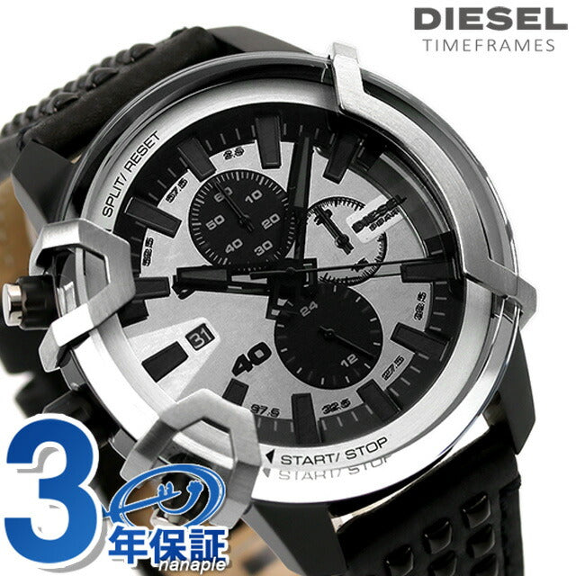 DIESEL クォーツ時計 シルバー ブラックダイヤル 楽天市場】メンズ腕時計（ブランドディーゼル・ベルトカラー