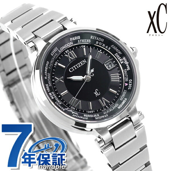 Citizen CrossCy Eco Drive Solar Radio Watch Happy Flight CITIZEN xC EC1010-57F Watch Brand Women&