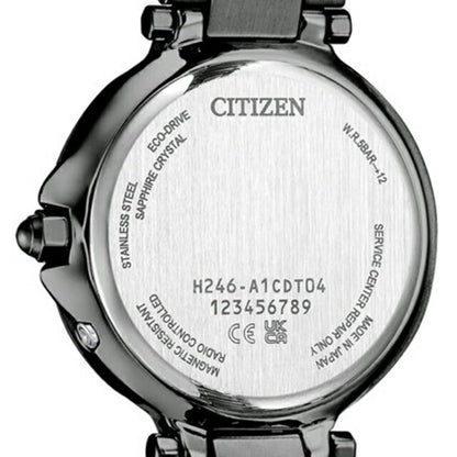 Citizen CrossCy Basic Collection Photogenerated Eco-Drive Radio Watch Brand Women&