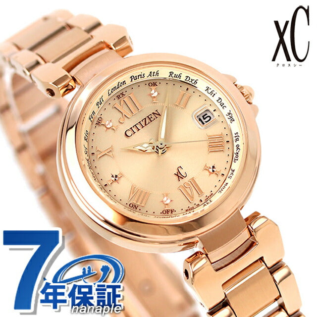 Citizen CrossCy Eco Drive Solar Radio Happy Flight EC1032-54X CITIZEN xC Watch Brand Women&