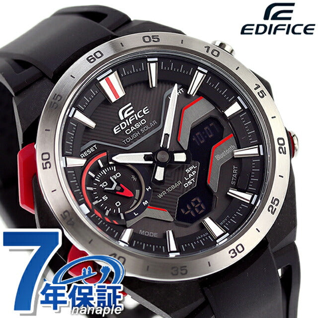 エディフィス EDIFICE ソーラー ECB-2200P-1A ウインドフロー Bluetooth 海外モデル メンズ 腕時計 ブランド カシオ casio アナデジ ブラック 黒 ECB-2200P-1ADF