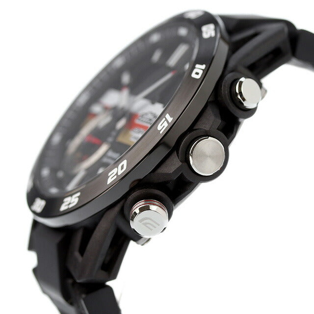 エディフィス EDIFICE ECB-40MU-1A 「無限」 50周年記念 コラボレーションモデル ソスペンシオーネ Bluetooth メンズ 腕時計 ブランド カシオ casio アナデジ ブラック 黒 ECB-40MU-1ADR