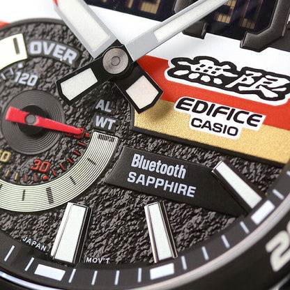 エディフィス EDIFICE ECB-40MU-1A 「無限」 50周年記念 コラボレーションモデル ソスペンシオーネ Bluetooth メンズ 腕時計 ブランド カシオ casio アナデジ ブラック 黒 ECB-40MU-1ADR