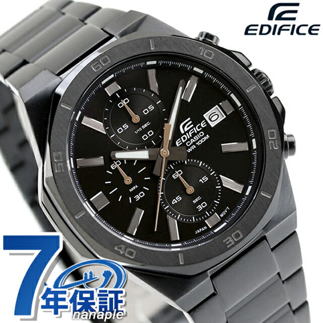 エディフィス EDIFICE クォーツ 電池式 V-640DC-1AV スタンダード クロノグラフ 海外モデル メンズ 腕時計 ブランド カシオ casio アナログ ブラック 黒 EFV-640DC-1AVDF