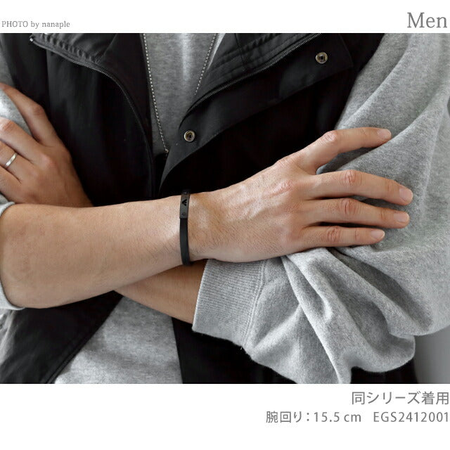EMPORIO ARMANI ブレスレット EGS2412001 BLACK Men's 楽天市場】エンポリオアルマーニ EMPORIO ARMANI ブレスレット