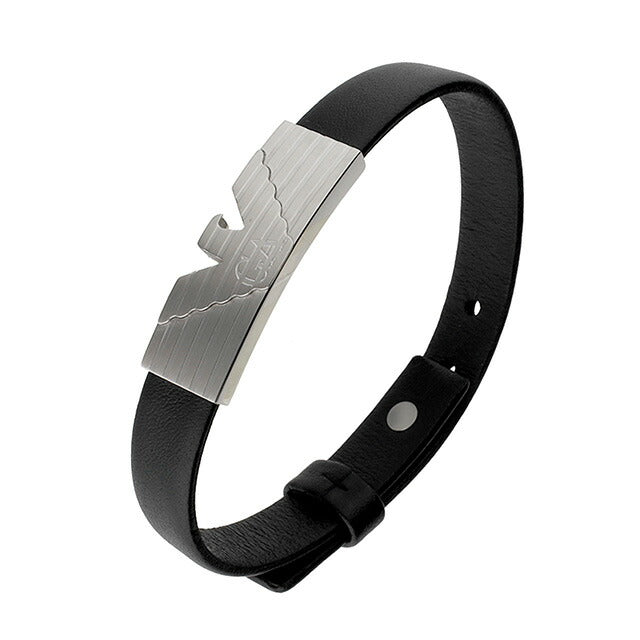 エンポリオ・アルマーニ ブレスレット メンズ ブランド EMPORIO ARMANI EGS3075040 ブラック/シルバー EGS3075040