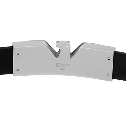 エンポリオ・アルマーニ ブレスレット メンズ ブランド EMPORIO ARMANI EGS3075040 ブラック/シルバー EGS3075040