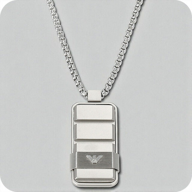 エンポリオ・アルマーニ ネックレス メンズ ブランド EMPORIO ARMANI EGS3078040 シルバー EGS3078040