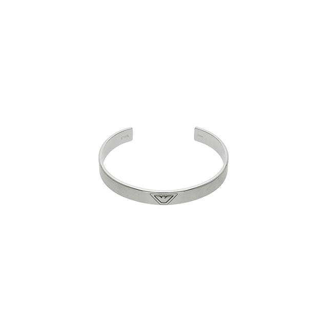エンポリオ・アルマーニ バングル メンズ ブランド EMPORIO ARMANI ブレスレット EGS3127040 シルバー EGS3127040