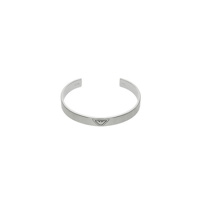 エンポリオ・アルマーニ バングル メンズ ブランド EMPORIO ARMANI ブレスレット EGS3127040 シルバー EGS3127040