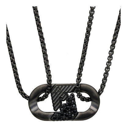 エンポリオ・アルマーニ ネックレス メンズ ブランド EMPORIO ARMANI EGS3172001 ブラック