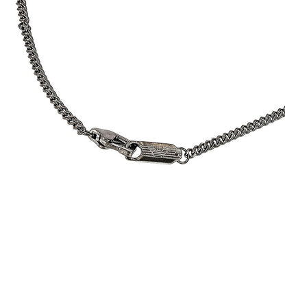 エンポリオ・アルマーニ ネックレス メンズ レディース ブランド EMPORIO ARMANI China EGS3239060 ガンメタ アクセサリー ジュエリー ブランド 高級 おしゃれ プレゼント 実用的 ペア