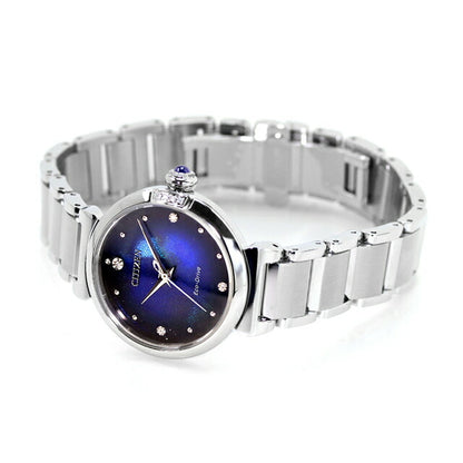 シチズン エル UNITE with BLUE ROUND 腕時計 ブランド レディース 数量限定 ダイヤモンド ソーラー CITIZEN L EM1060-87L アナログ ブルー EM1060-87L