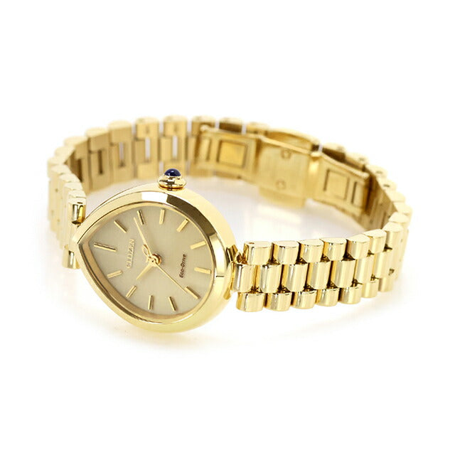 【新品】シチズン CITIZEN L 腕時計 レディース EM1202-50P RAINELL Collection 光発電エコ・ドライブ（E031-C0M） ゴールドxゴールド アナログ表示 EM1202-50P ｜ シチズン エル(CITIZEN L) - 腕時計のななぷれ