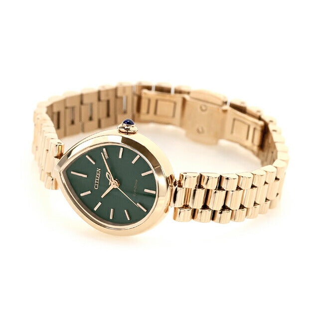 【新品】シチズン CITIZEN L 腕時計 レディース EM1203-57X RAINELL Collection 光発電エコ・ドライブ（E031-C0M） グレーグリーンxピンクゴールド アナログ表示 CITIZEN L シチズン エル RAINELL Collection 光発電エコドライブ