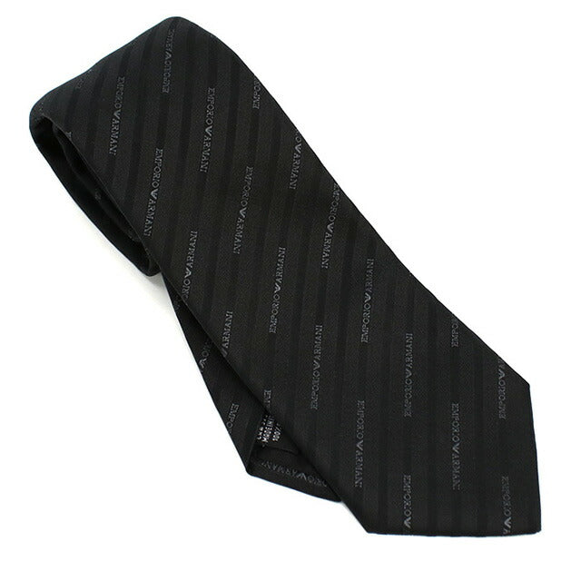 エンポリオ・アルマーニ ネクタイ メンズ ブランド EMPORIO ARMANI イタリア 340075 BLACK ブラック 小物 EMA340075101