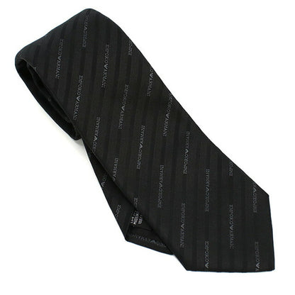 エンポリオ・アルマーニ ネクタイ メンズ ブランド EMPORIO ARMANI イタリア 340075 BLACK ブラック 小物 EMA340075101