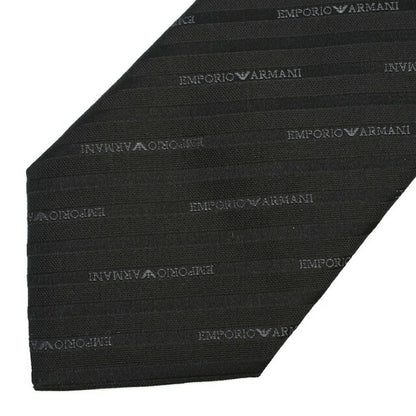 エンポリオ・アルマーニ ネクタイ メンズ ブランド EMPORIO ARMANI イタリア 340075 BLACK ブラック 小物 EMA340075101