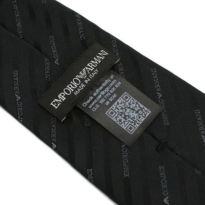 エンポリオ・アルマーニ ネクタイ メンズ ブランド EMPORIO ARMANI イタリア 340075 BLACK ブラック 小物 EMA340075101