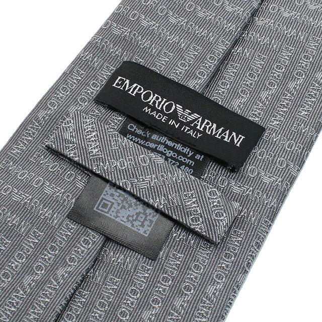 エンポリオ・アルマーニ ネクタイ メンズ ブランド EMPORIO ARMANI イタリア 340182 GREY グレー系 小物 EMA340182471