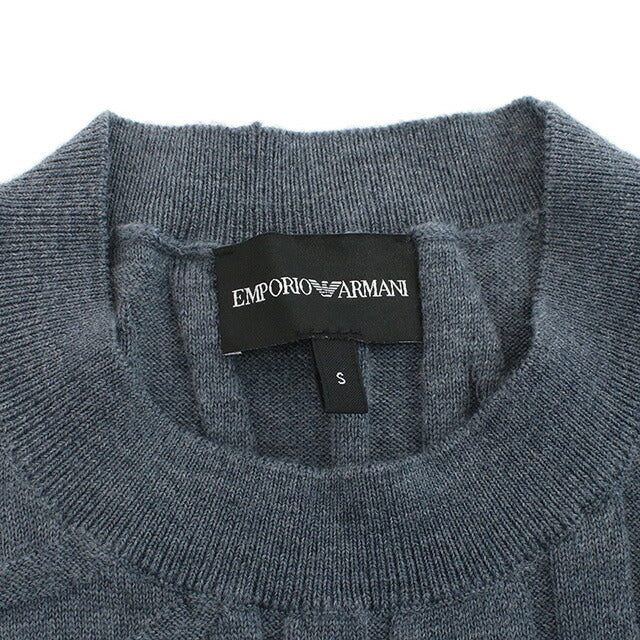エンポリオ・アルマーニ ニット メンズ ブランド EMPORIO ARMANI 6R1MX4 GR　グレー系 ウェア 選べるモデル EMA6R1MX4B