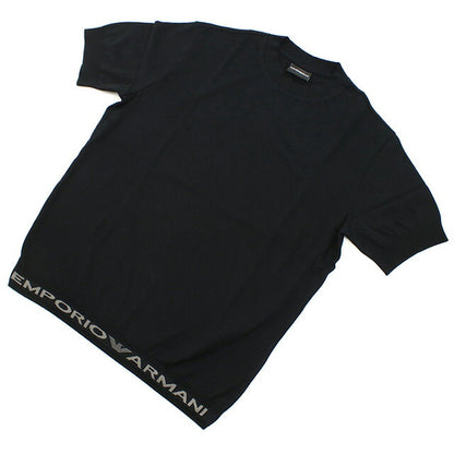 エンポリオ・アルマーニ Tシャツ メンズ ブランド EMPORIO ARMANI 6R1TEB BLACK ブラック ウェア 選べるモデル EMA6R1TEBA