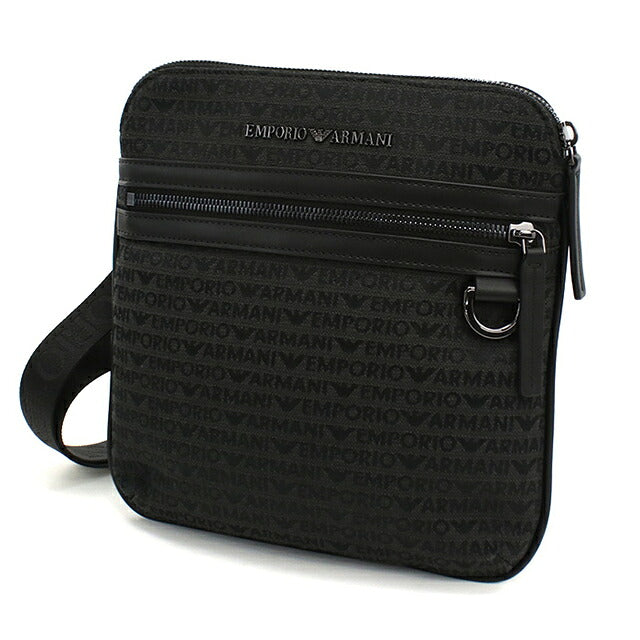 エンポリオ・アルマーニ 斜め掛け ショルダーバッグ メンズ ブランド EMPORIO ARMANI   EM001780 ブラック EMAEM001780011