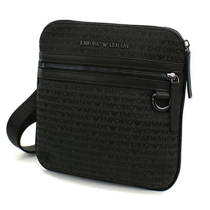 エンポリオ・アルマーニ 斜め掛け ショルダーバッグ メンズ ブランド EMPORIO ARMANI   EM001780 ブラック EMAEM001780011