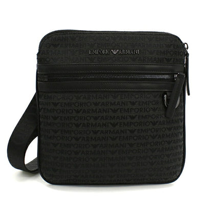 エンポリオ・アルマーニ 斜め掛け ショルダーバッグ メンズ ブランド EMPORIO ARMANI   EM001780 ブラック EMAEM001780011