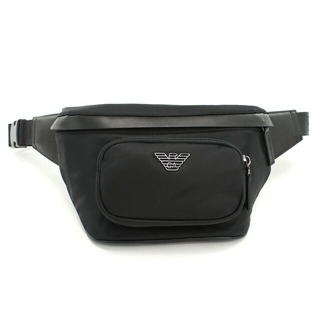 エンポリオ・アルマーニ ウエストバッグ メンズ ブランド EMPORIO ARMANI EM001805 ブラック バッグ EMAEM001805011